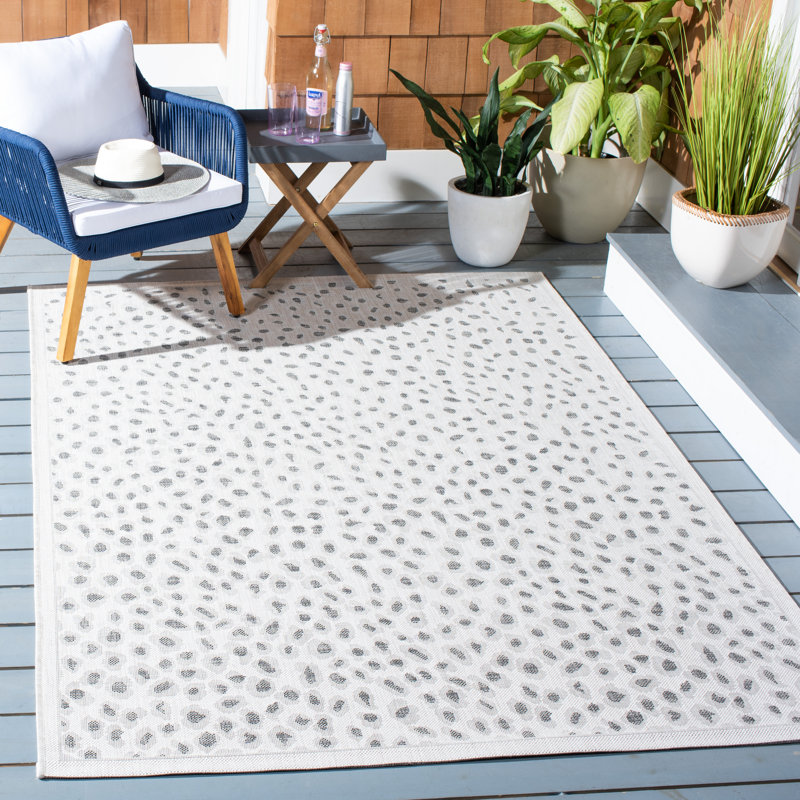 Tapis d'intérieur / extérieur Aidah Performance, Rectangle 5 pi 3 po x 7 pi 7 po
