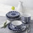 Noritake Bluefjord 12-Piece Dinnerware Set, Service For 4
