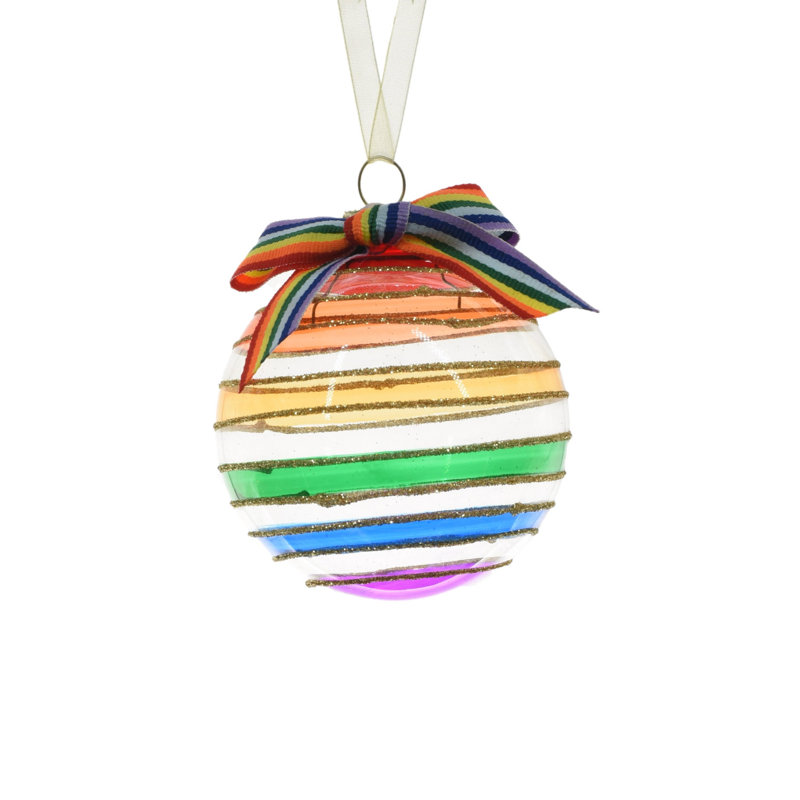 Ornement arc-en-ciel suspendu (paquet de 3)