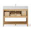 Quartz Single Vanity with Ceramic Sink-70715100-96881984