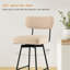 Lewanna Upholstered Bar Stool with Steel Frame