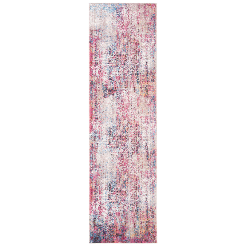 Tapis abstrait Gardner Performance, Tapis de couloir 2 pi 3 po x 8 pi