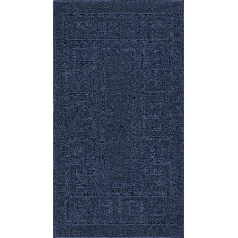 Millfield Non-Slip Indoor Doormat, 80cm W x 300cm L, Navy
