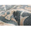 Tapis unique gris foncé 2 pi 8 po x 9 pi 9 po Afrin