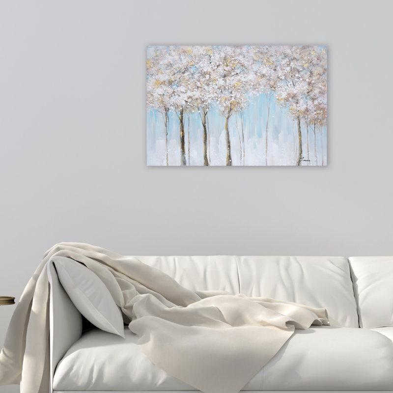 Peinture sur toile tendue, H 24 po x l 36 po x P 2 po