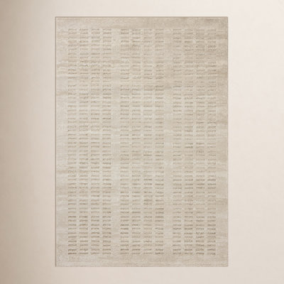 Amber Lewis x Loloi Monty Ivory Beige Abstract Rug