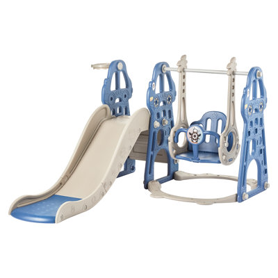 Duke Baby Plastic Swing Set with 1 Swing(s) , 1 Slide(s)