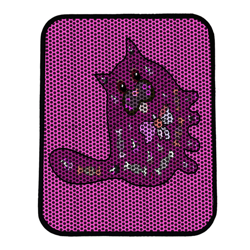 Premium Cat Litter Mat, 18 x 24 inches | 50% PVC / 50% Polyester, Machine Washable & Vacuum Friendly | Durable, Easy-Clean Design for Pet Owners | Protect Your Floors from Litter Messes