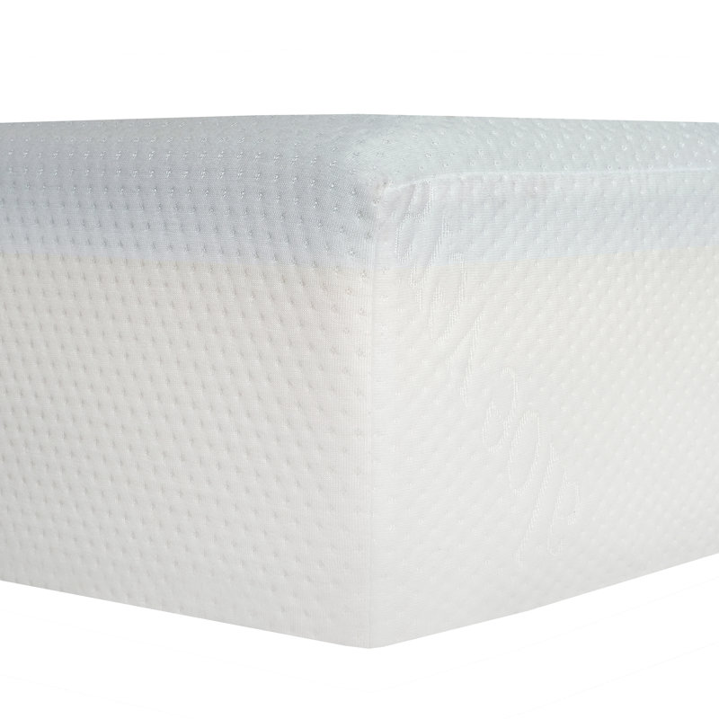 Matelas en mousse viscoélastique imprégnée de gel de 6 pouces avec double housse douce, gel - pour la régulation de la température pendant le sommeil, couche de soutien élevée, coffre-fort de repos mi-ferme, convient à diverses configurations de lit dans une boîte