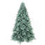 Arbre de Noël 6 pi PE / PVC bleu-vert 6 pi - 1390 pointes, branches articulées, aspect naturel, support en métal stable, décoration des Fêtes facile à assembler-288095612