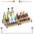 Freestanding Bamboo Spice Rack with Adjustable Racks