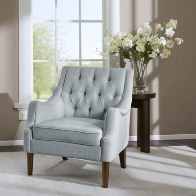 Fauteuil à oreilles capitonné de 29,25 po de largeur Anatonia