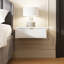 Sienna 50cm W Manufactured Wood Bedside Table
