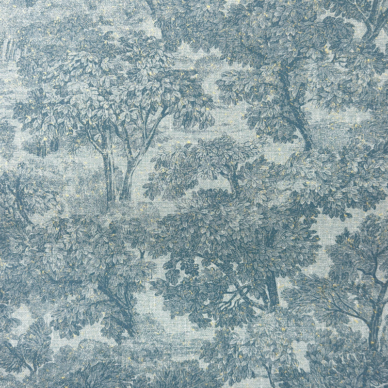 Rouleau de toile Dense Tree, Bleu