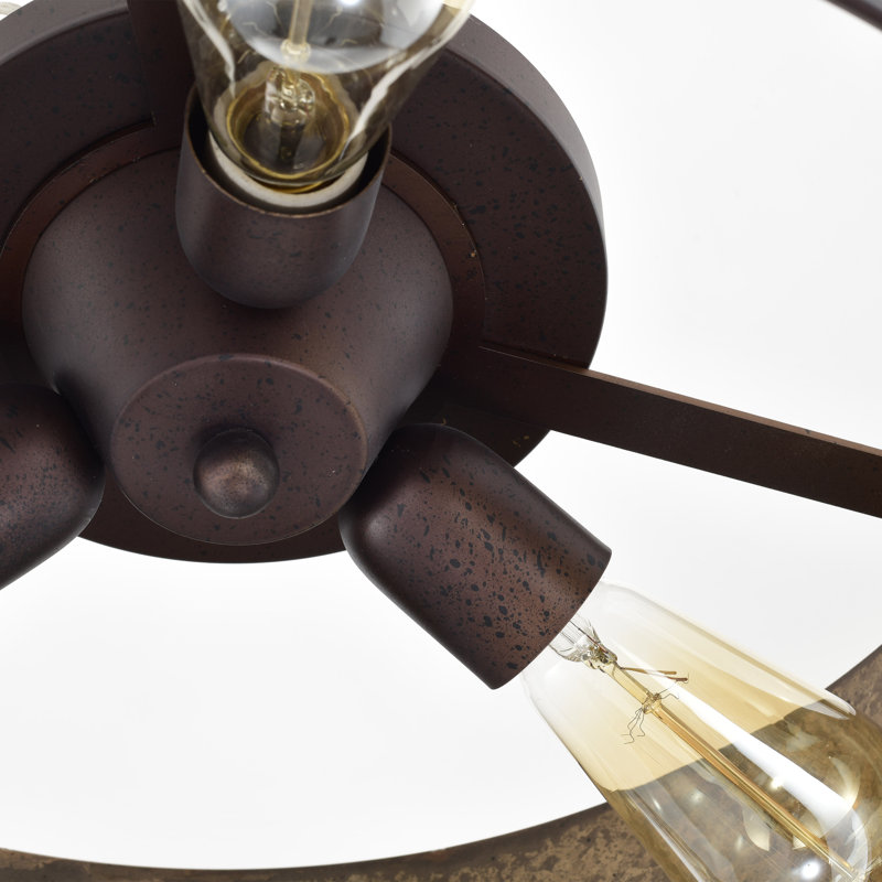Plafonnier cylindrique encastré 3 lumières Luyster