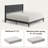 Bettyjean Wingback Platform Bed: Wood & Metal Frame + Underbed Storage-255304045-231983455