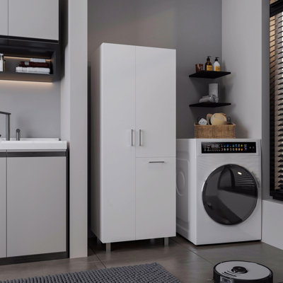 Storage Cabinet  70.9" H, 2 Doors, 1 Drawer, 3 Shelves, 4 Legs