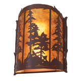 Tall Pines 2 - Light Flush Mounted Sconce