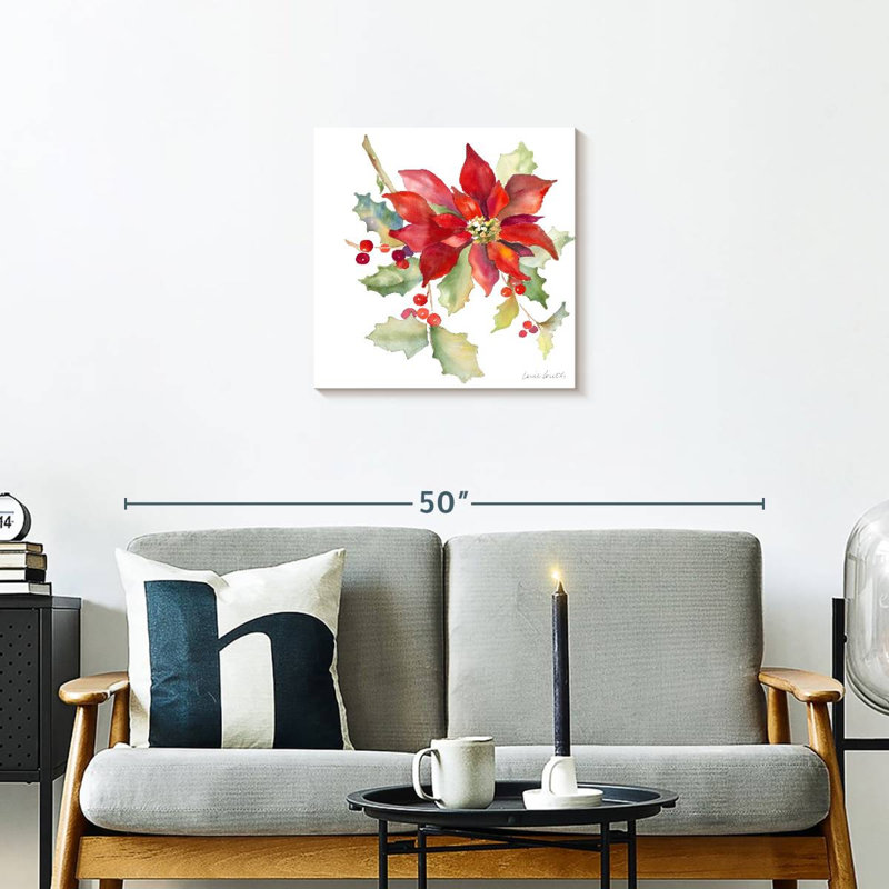 Harnek Poinsettias II, H 20 po x l 20 po