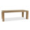 Kingston 89" Reclaimed Oak Wood Transitional Dining Table In Natural Tone