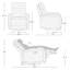 Fauteuil inclinable électrique Browdy Zero Wall-404268091