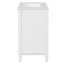 Meuble-lavabo de 30 po avec lavabo en céramique, petite armoire de salle de bain, armoire moderne avec 2 tiroirs et tablette réglable
