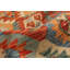 Tapis décoratif en laine de conception unique 4 pi 5 po x 5 pi 9 po noué à la main New Age