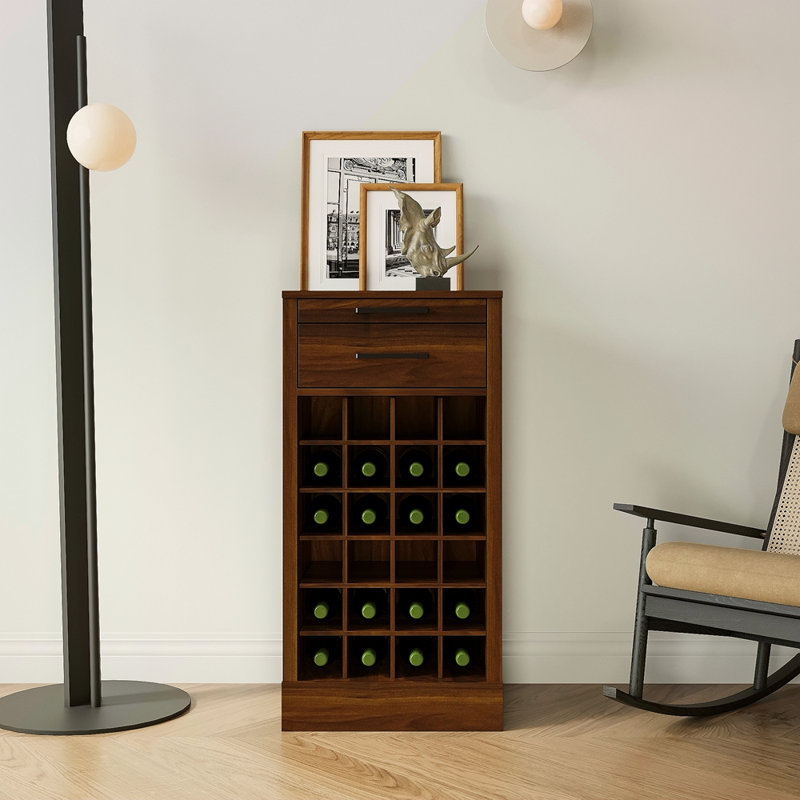 Buffet brun modulaire 24 pièces, Brun