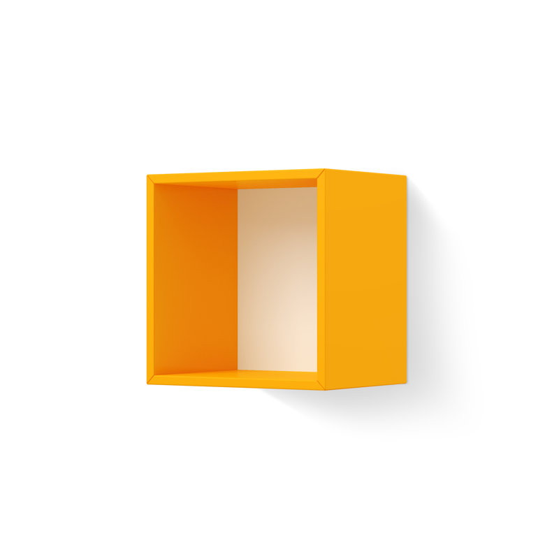 Square Cube Shelf, Orange