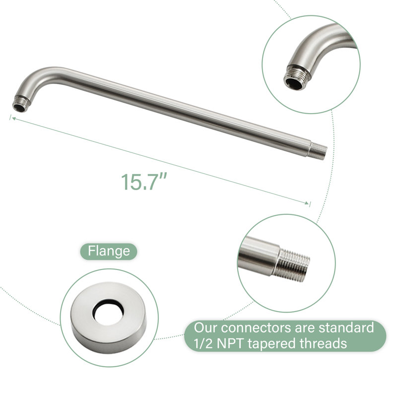 Système de douche complet avec valve brute