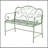 Outdoor Garden Bench-Green