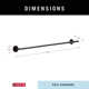 Trinsic 30 in. Wall Mount Towel Bar Bath Hardware Accessory