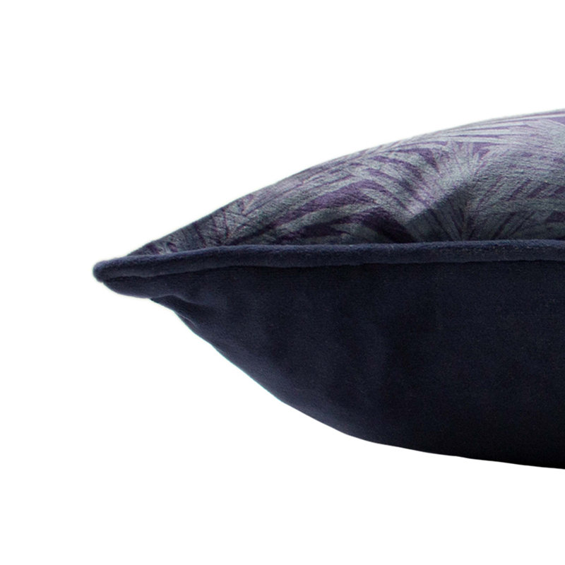 Rectangular Throw Cushion, Navy, Polyester/Polyfill