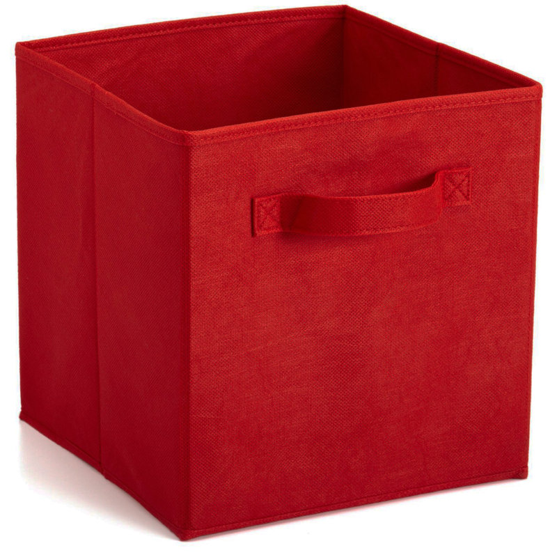 Basics By Wayfair™ Cubeicals Fabric Box, Red