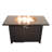 25'' H X 42'' W Steel Outdoor Fire Pit Table With Lid