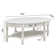 Bebi Abstract Oval Coffee Table with Storage