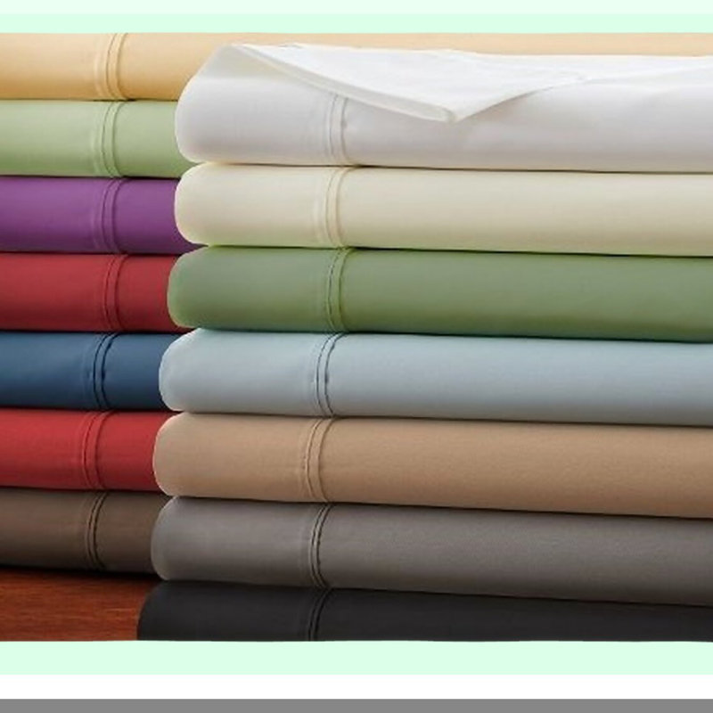 Luxury Soft 1500 Thread Count Microfiber Sheet Set - Wrinkle Resistant with Side Storage Pockets - Dusty Rose Bedding Collection