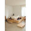BASEMENT BED CLEAR LACQUERED STORAGE BENCH CLEAR-1786236094