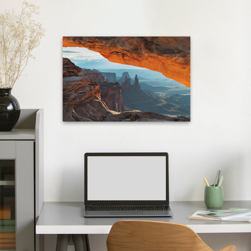 Rustique et moderne rustique Mesa Arch Canyonlands National Park, H 24 po x l 16 po