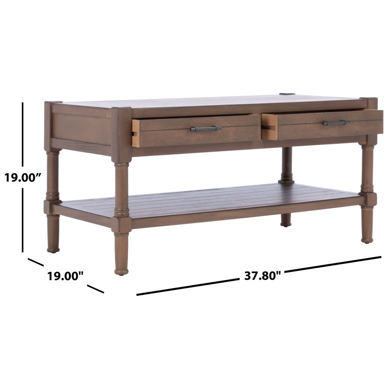 Aritha Coffee Table, Brown