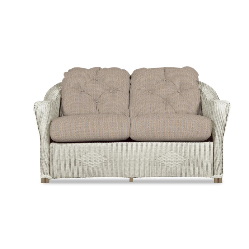 Reflections Outdoor 2 - Seat Loveseat, Demo Oatmeal, Linen