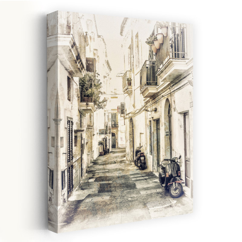 Italie, Italie, paysage urbain, photographie, art, rétro, H 48 po x l 32 po