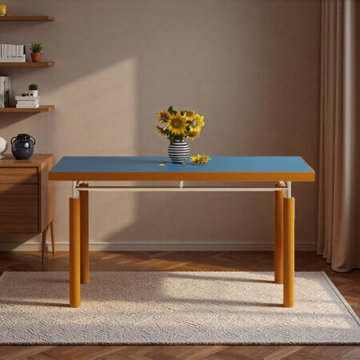 Colored Multi-functional Rectangular Writing Desk