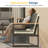5-Person Aluminum Outdoor Patio Sofa Seating Set with Weather Resistant Cushions-109557904