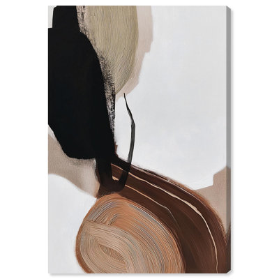 «Earth Curve IV Boho Decor», reproduction d'art sur toile par Art Remedy