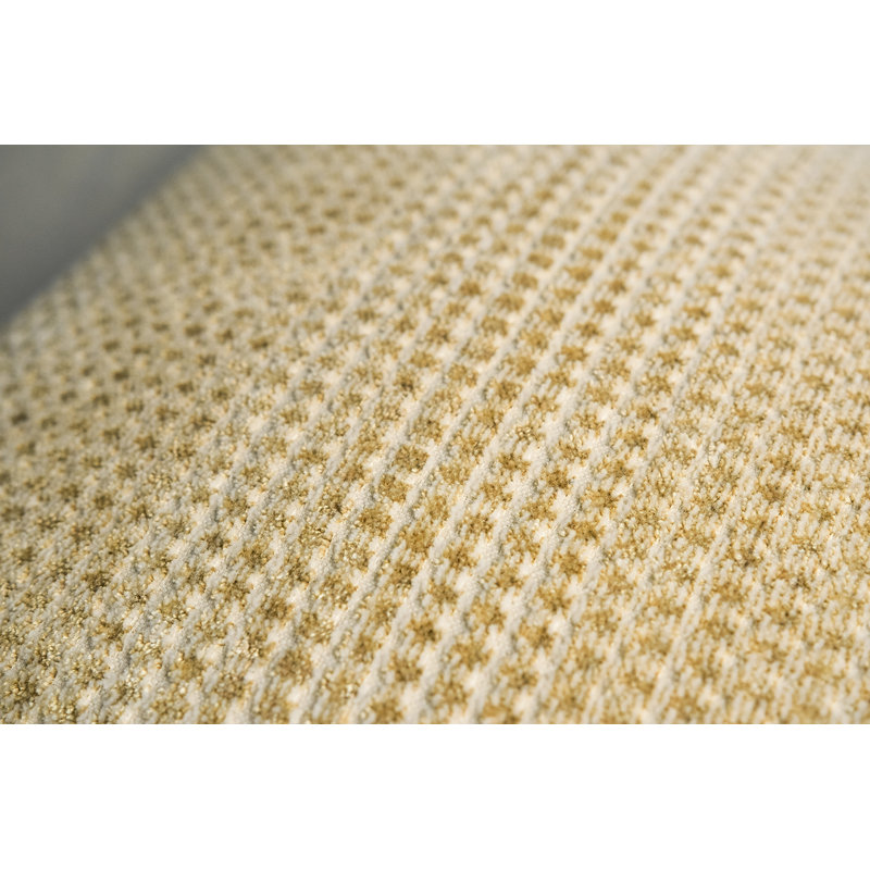Morpho Square Woven Jacquard Pillow, 26"H x 26"W, Peach