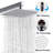 Shower Faucet Set With Rain Shower Head And Handheld Spray