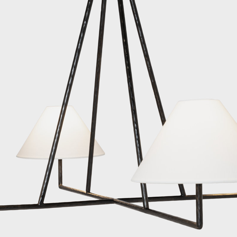 Ashton 4 - Light Chandelier, Aged Iron