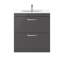 Athena 805mm Single Bathroom Vanity with Integrated Ceramic Basin-121357857