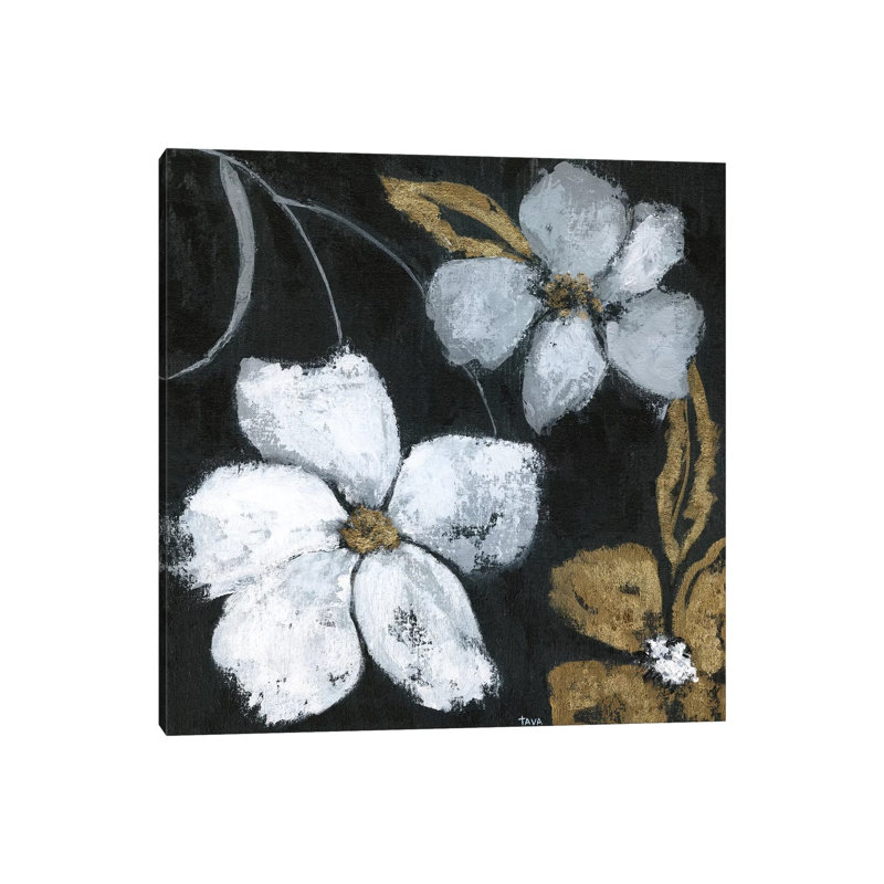 Moonlight Garden II by Tava Studios - Wrapped Canvas Painting, 30.48 cm H x 30.48 cm W
